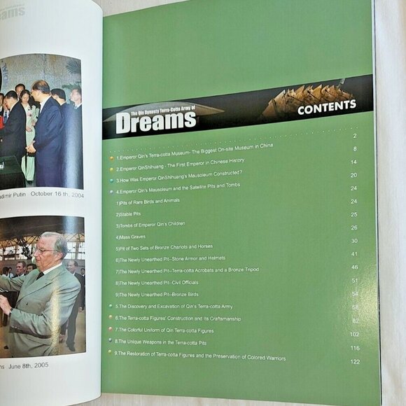 Qin Dynasty Terra-cotta Army Of Dreams SIGNED Zhang Lin - Putin /Warriors Ex Con - Picture 4 of 10